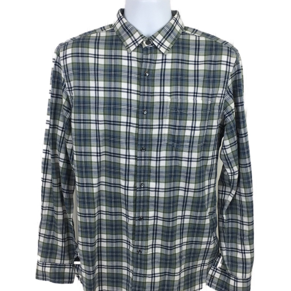Banana Republic Tailored Slim Fit Pearl Snap Shirt